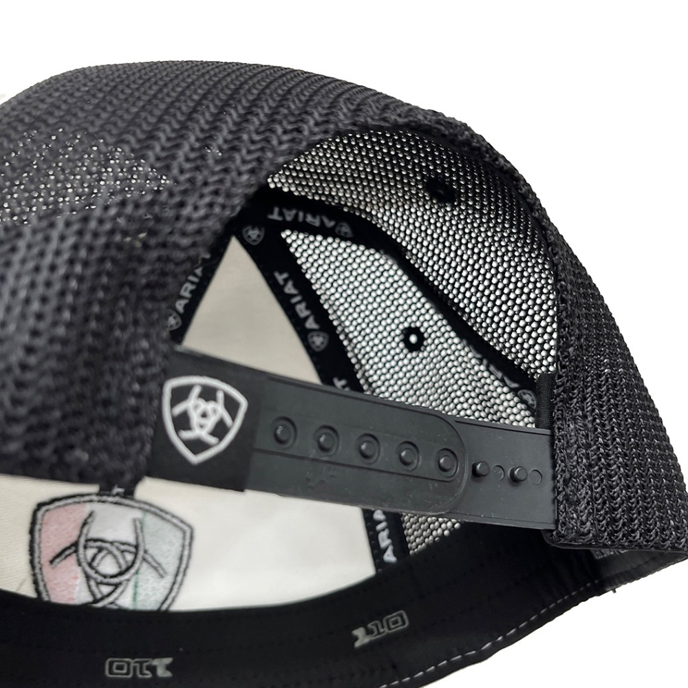 NWT Ariat Mexico Shield Logo Snapback Hat - Picture 7 of 14